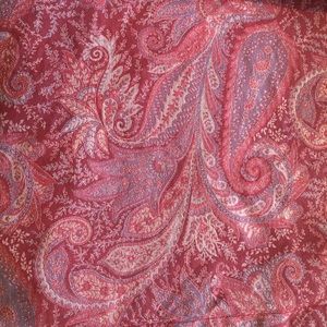 Pottery Barn Jacquard Queen Sz Duvet & 2 Std Shams